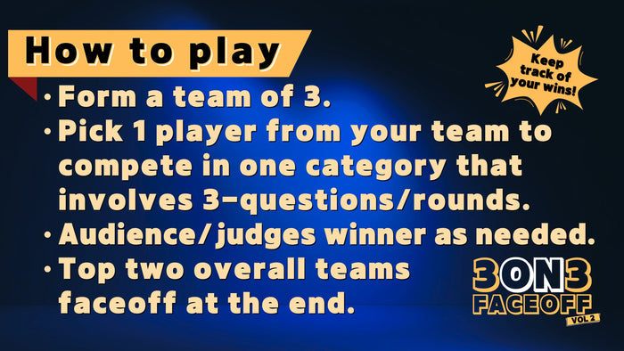 3-on-3 Faceoff - Vol. 2