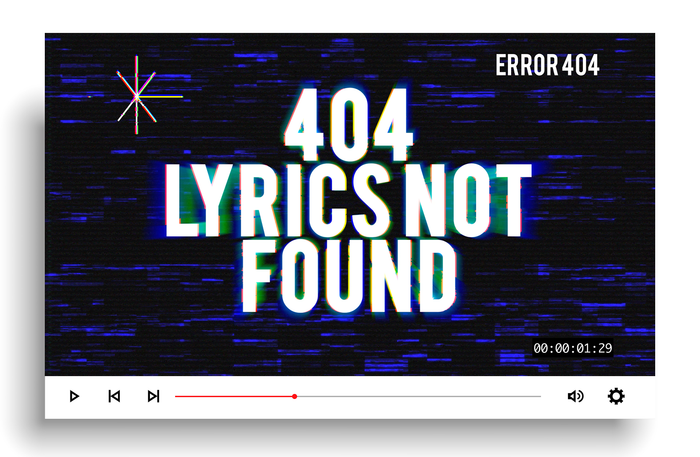 404 Lyrics Not Found