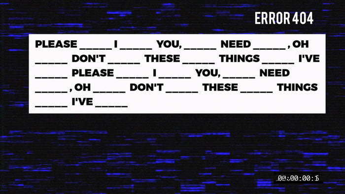 404 Lyrics Not Found