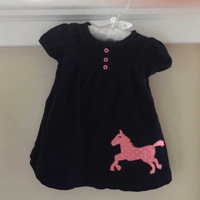 5 Piece Carter’s Navy Corduroy Dress Bundle 6 Months