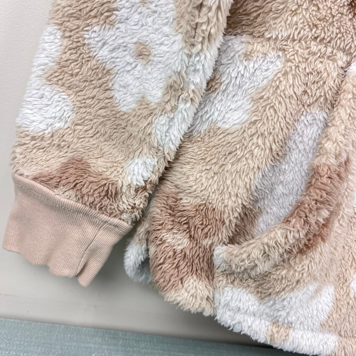 Abercrombie Kids Floral Sherpa Fleece Pullover Hoodie 11/12