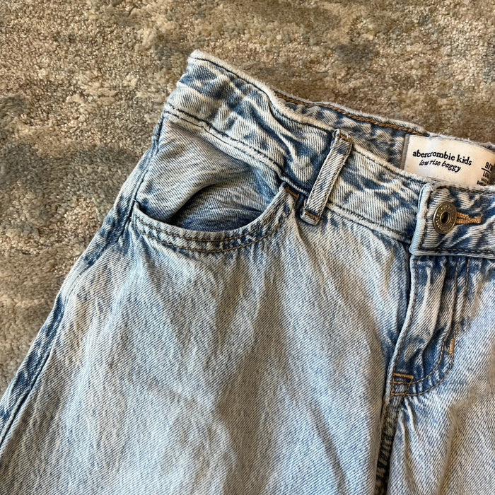 Abercrombie Kids Low Rise Baggy Leg Jeans 9/10 Long