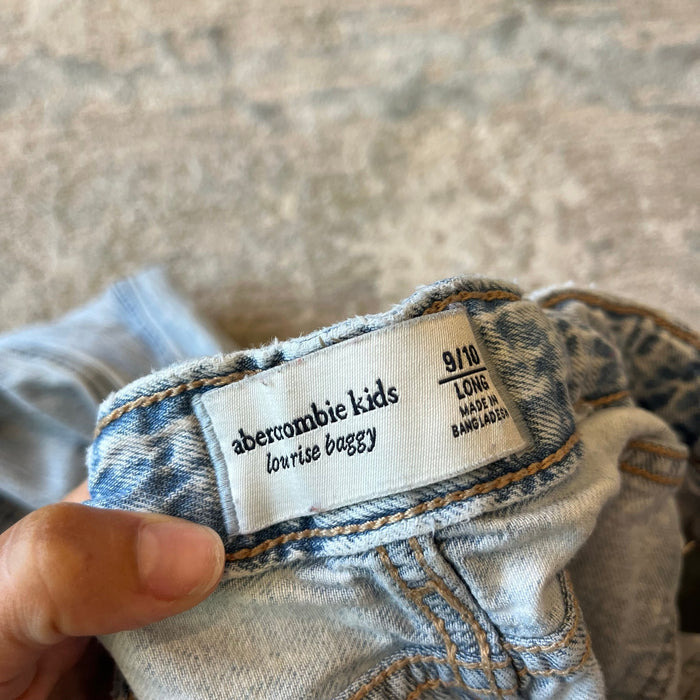 Abercrombie Kids Low Rise Baggy Leg Jeans 9/10 Long