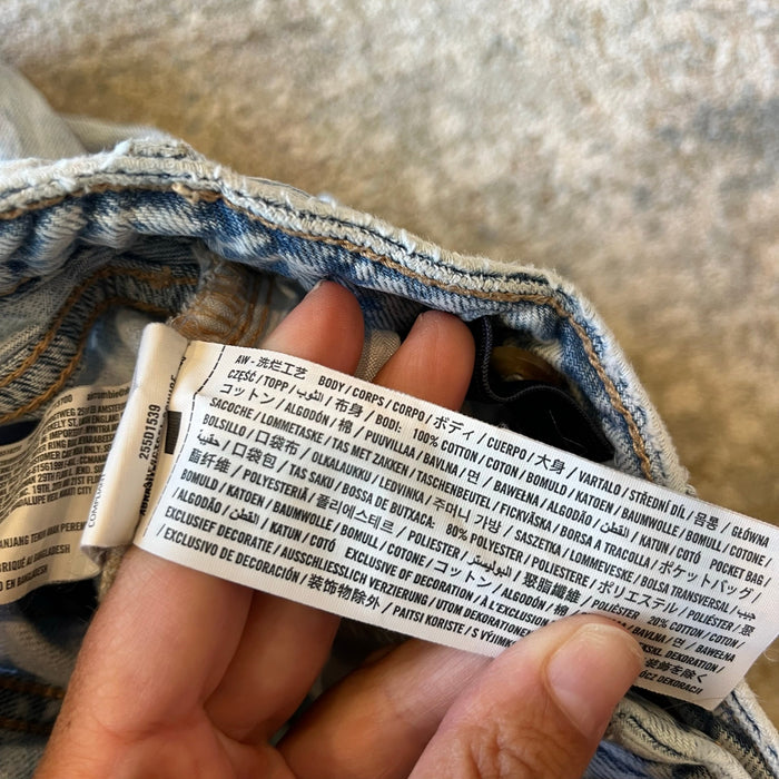 Abercrombie Kids Low Rise Baggy Leg Jeans 9/10 Long