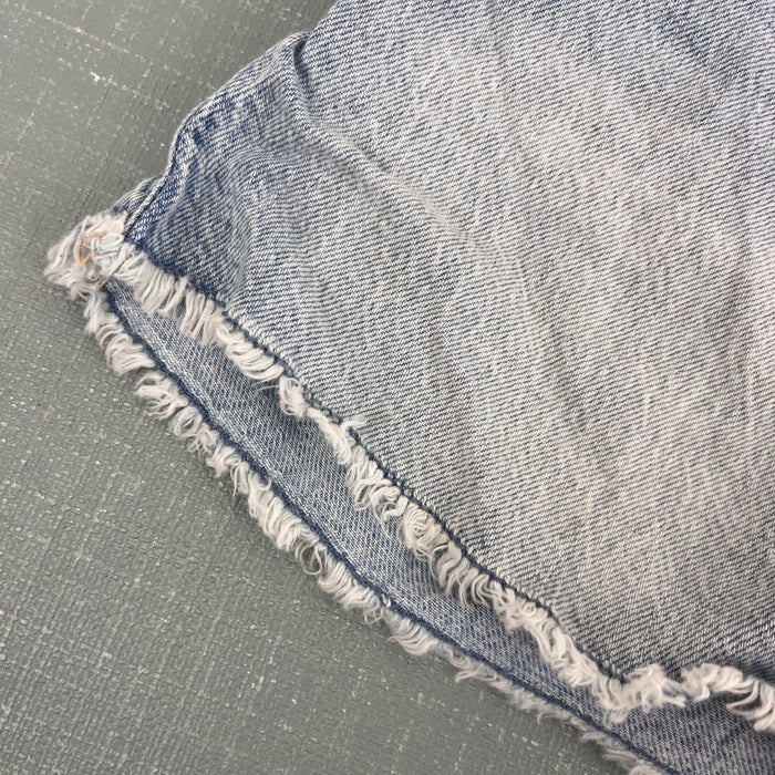 Abercrombie Kids Mid Rise Baggy Denim Short 7/8