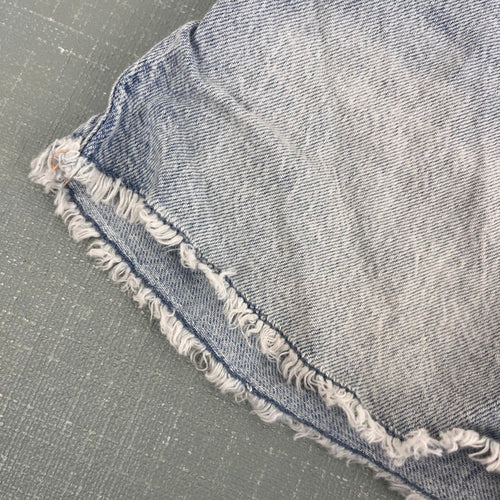 Abercrombie Kids Mid Rise Baggy Denim Short 7/8