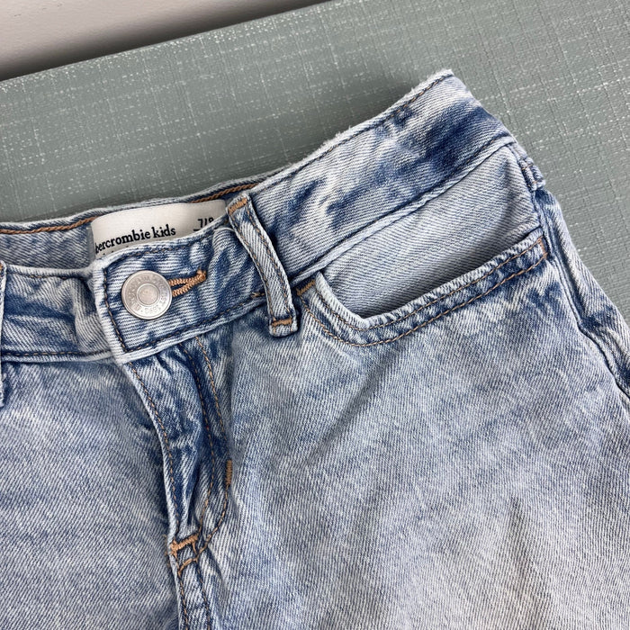 Abercrombie Kids Mid Rise Baggy Denim Short 7/8