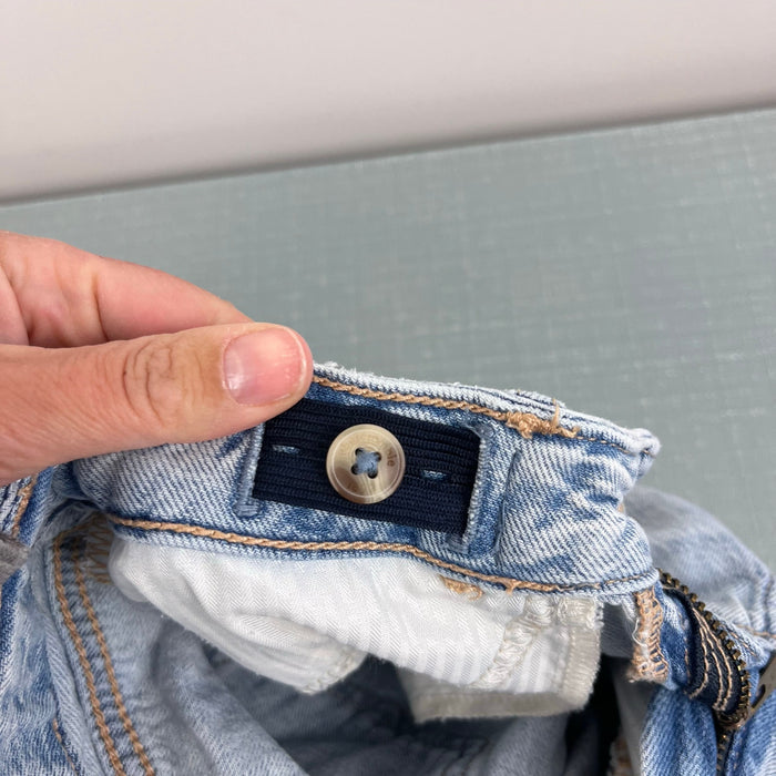 Abercrombie Kids Mid Rise Baggy Denim Short 7/8