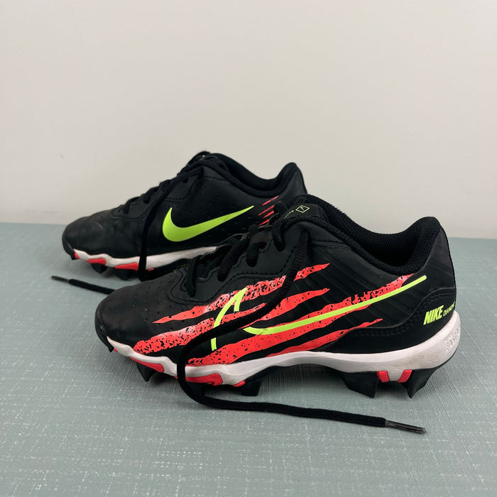 Nike Alpha Huarache 4 Keystone Kids' Baseball Cleats Black 1