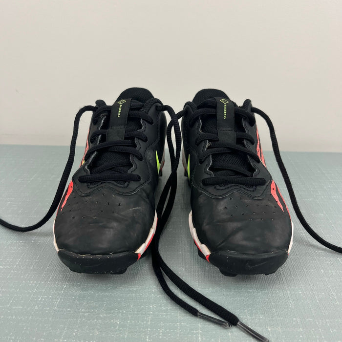 Nike Alpha Huarache 4 Keystone Kids' Baseball Cleats Black 1