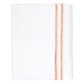 Apricot Lines Embroidered Pillowcase Pair
