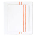 Apricot Lines Embroidered Sheet Set (Fitted, Flat, & Pillow Cases)