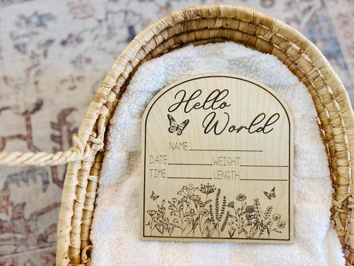 Arch Stat Board - Wildflowers