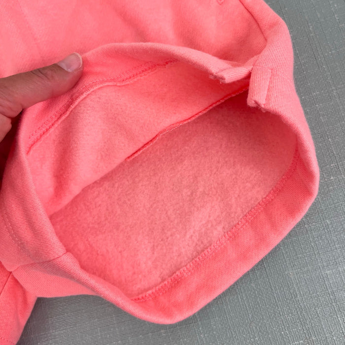 Art Class Girls Peach Pink Drawstring Fold Over Waist Sweat Shorts M 8 NWOT
