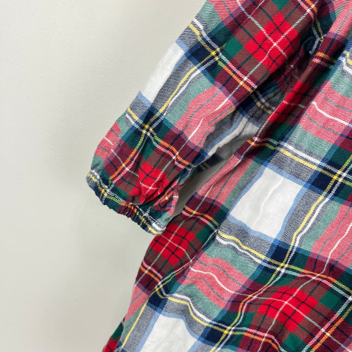 Baby Gap Tartan Plaid Ruffle Holiday Dress 12-18 Months