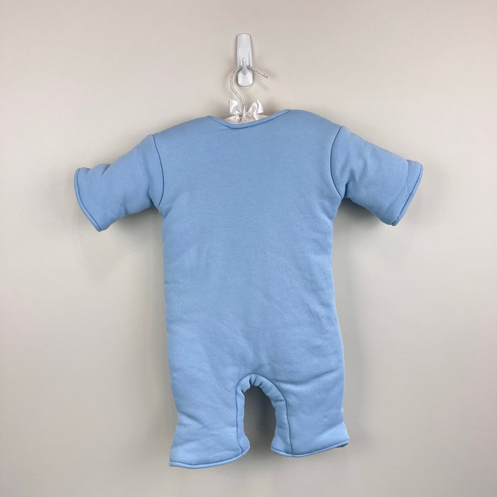 Baby Merlin Magic Sleepsuit Blue Cotton Large 3-6 Months