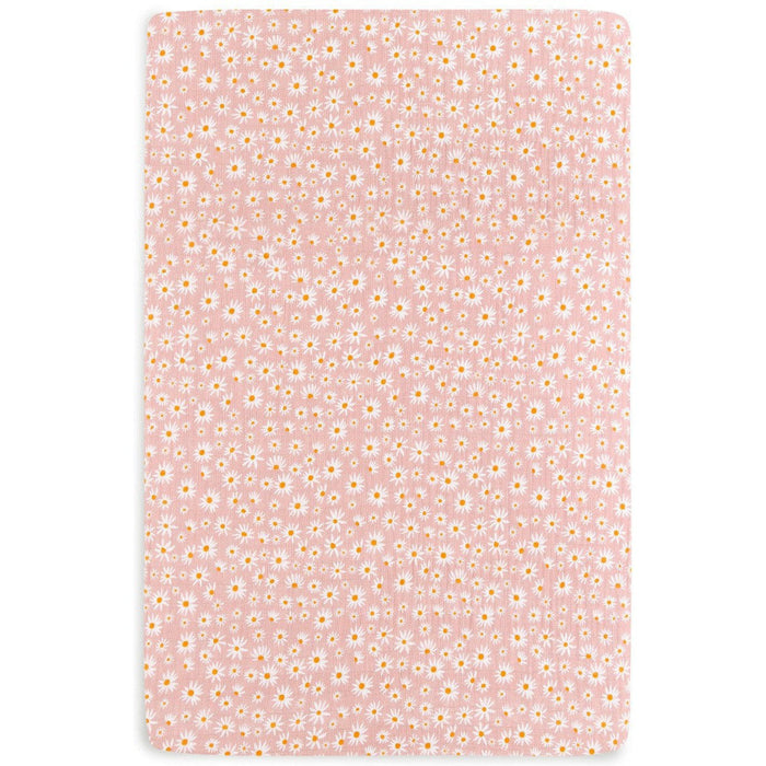 Babyletto Daisy Muslin Mini Crib Sheet in GOTS Certified Organic Cotton