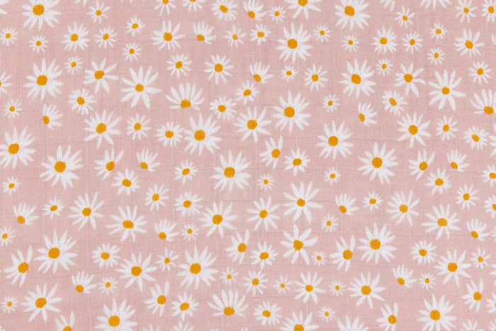 Babyletto Daisy Muslin Mini Crib Sheet in GOTS Certified Organic Cotton