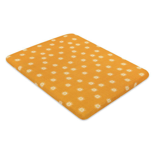 Babyletto Golden Hour All-Stages Midi Crib Sheet in GOTS Certified Organic Muslin Cotton