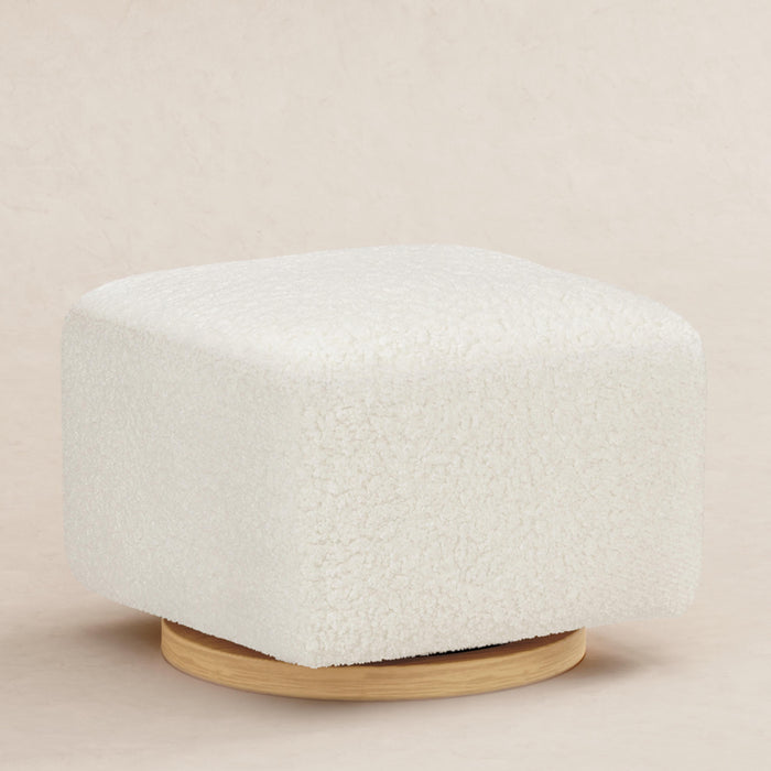 Cream Shearling with Light Wood Base