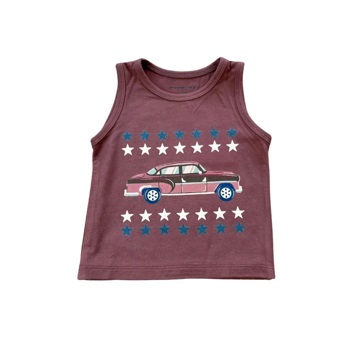 Babysprouts Boy's Tank Top | Hot Rod