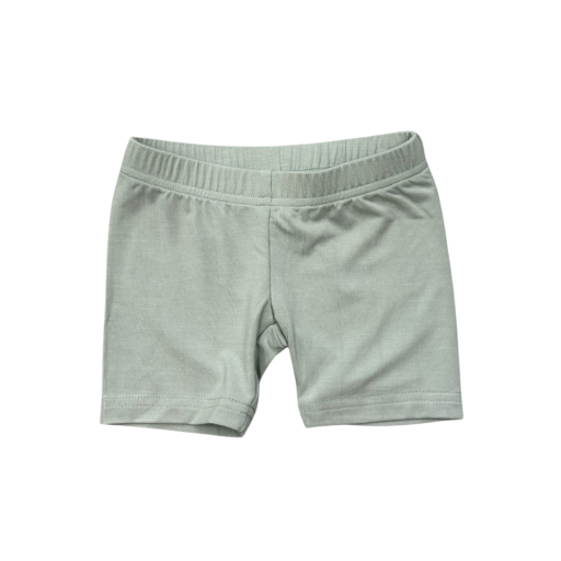 Babysprouts Clothing Company Biker Shorts | Aqua Grey