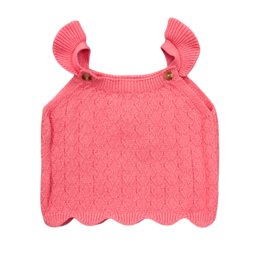 Babysprouts Clothing Company Knit Sweater Tank | Strawberry Ice