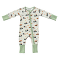 Babysprouts Clothing Company Long Sleeve Zip Romper | Construction