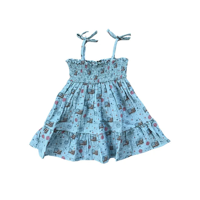 Babysprouts Tiered Mini Dress | Retro America