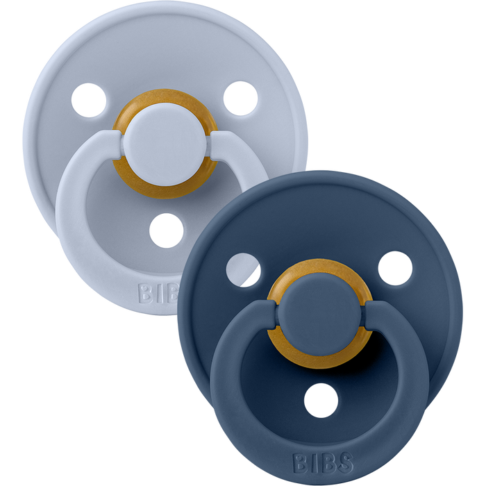 BIBS Color 2-Pack | Dusty Blue/Steel Blue