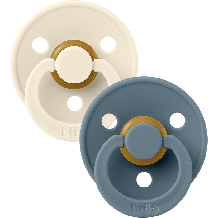 BIBS Color 2-Pack | Ivory/Petrol