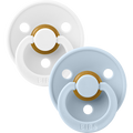 BIBS Color 2-Pack | White/Baby Blue