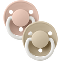 BIBS De Lux Glow 2-Pack | Blush/Vanilla