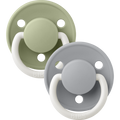 BIBS De Lux Glow 2-Pack | Sage/Cloud