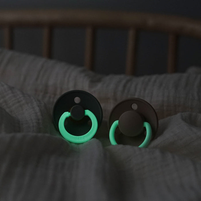 BIBS De Lux Glow 2-Pack | Sage/Cloud