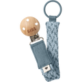 BIBS Pacifier Clip | Petrol/Baby Blue