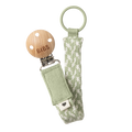 BIBS Pacifier Clip | Sage/Ivory