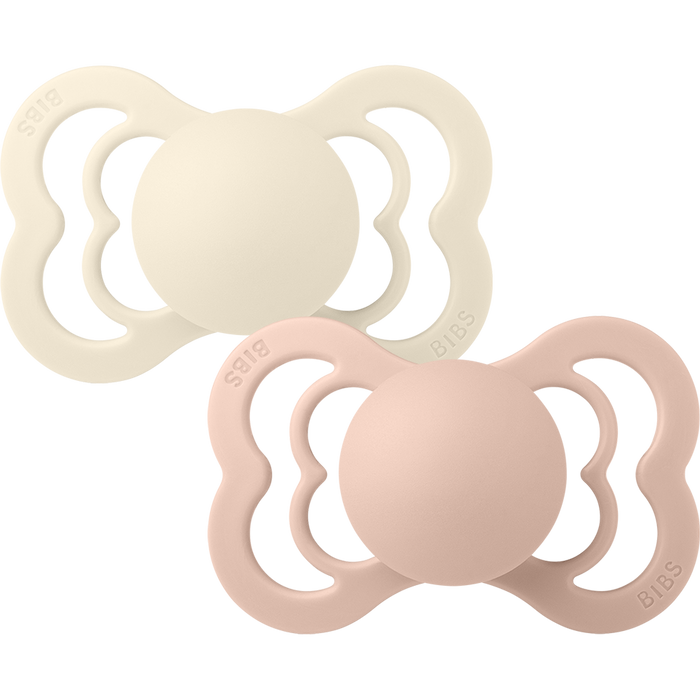 BIBS Supreme 2-Pack | Ivory/Blush