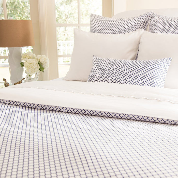 Blue Page Sham Pair