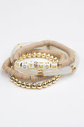 Boy Mom Tubular Beaded Bracelet Set