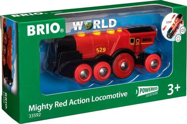 BRIO World Mighty Red Action Locomotive