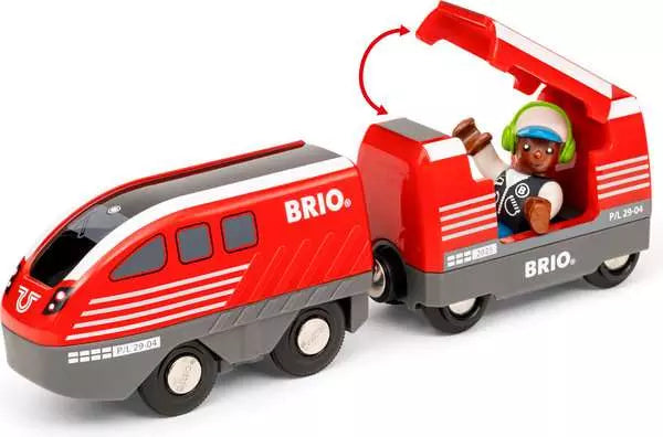 BRIO World Pull Back Train Set