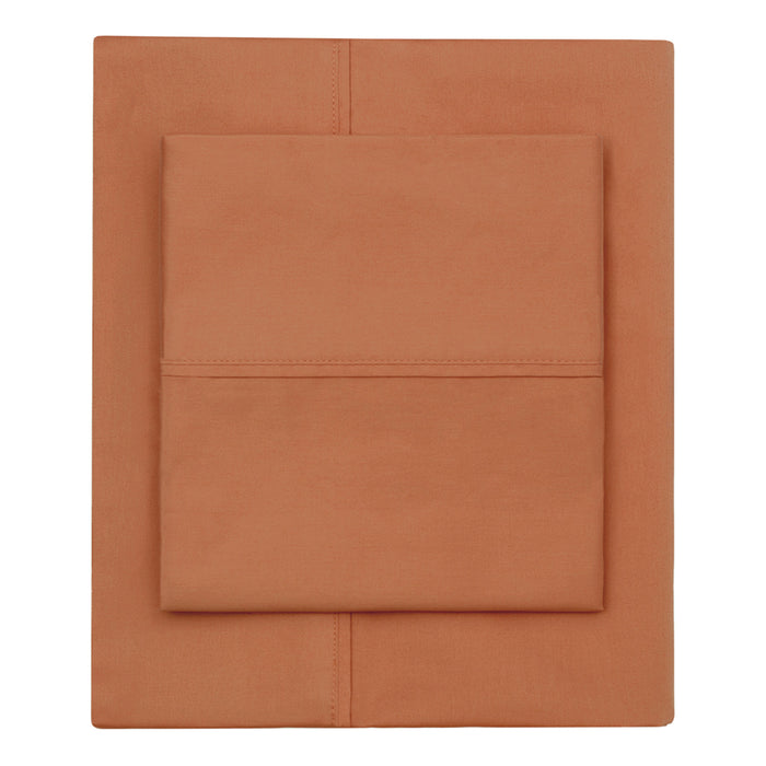 Burnt Orange 400 Thread Count Pillowcase Pair Pair
