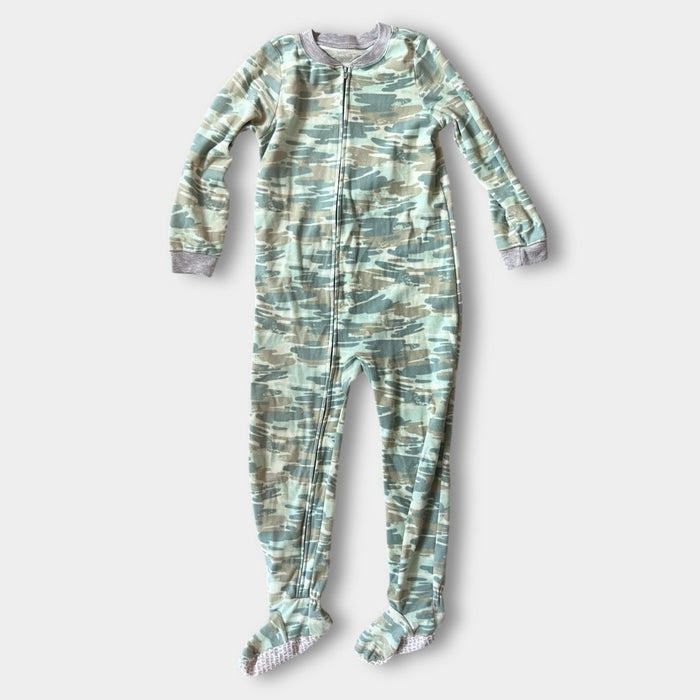 Carter's Fleece Footie Pajamas Camo Green 6