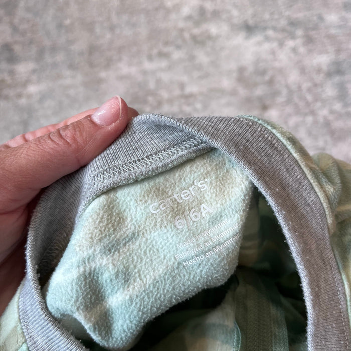 Carter's Fleece Footie Pajamas Camo Green 6