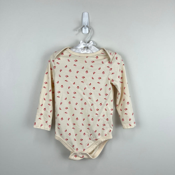 Cat & Jack Peach Pink Ribbed Overalls Set 18 Months