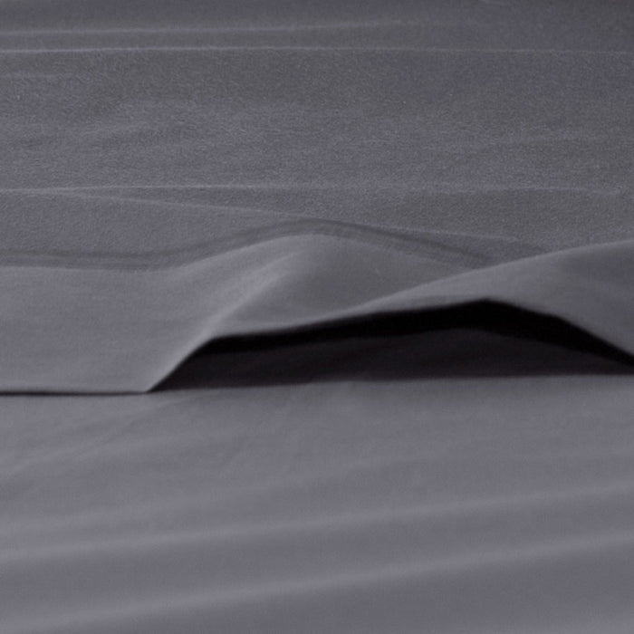 Charcoal Grey 400 Thread Count Flat Sheet