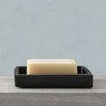 Charcoal Slate Resin Bath Accessories, Soap Dish
