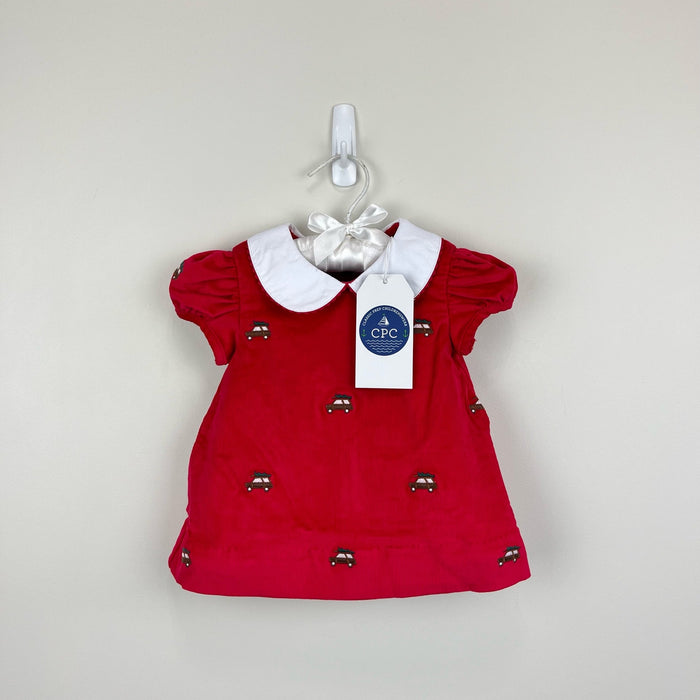 Classic Prep Childrenswear Paige Dress Crimson w/ Woody 6-9 Months NWT (2)