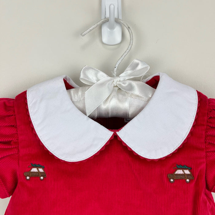 Classic Prep Childrenswear Paige Dress Crimson w/ Woody 6-9 Months NWT (2)